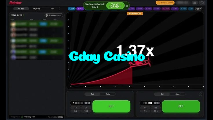 Gday Casino خوش آمدید بونس +600% پیشکش موبائل ایپ کے پروموشن سیکشن میں دکھائی دیتی ہے۔