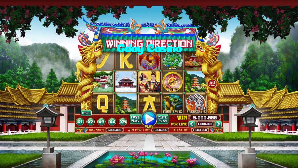 Gday Casino casino presented on mobile device in Pakistan with slots and live games